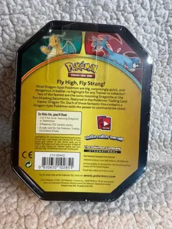 2019 Pokemon TCG Sun & Moon Series Salamence Dragon Factory Sealed Tin 🔥 - Image 2