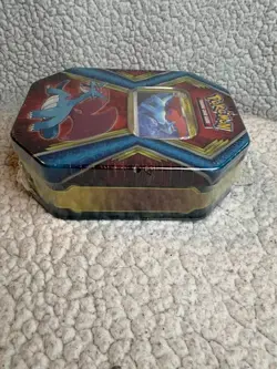 2019 Pokemon TCG Sun & Moon Series Salamence Dragon Factory Sealed Tin 🔥 - Image 3
