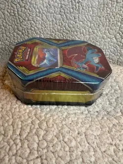 2019 Pokemon TCG Sun & Moon Series Salamence Dragon Factory Sealed Tin 🔥 - Image 5