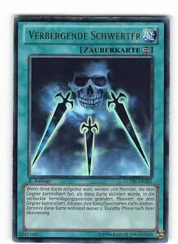 Yugioh VERBERGENDE SCHWERTER , lcyw-de281 Ultra Rare deutsch Good 1. Auflage - Image 1