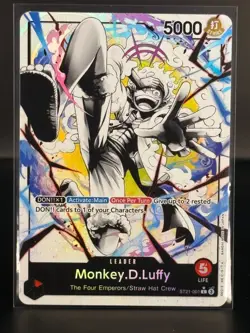 Monkey D. Luffy ST21-001 L Parallel Starter Deck EX Gear 5 ONE PIECE Alt Art -48 - Image 1