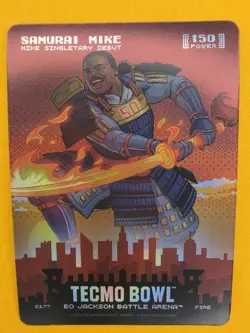 Bo Jackson Battle Arena Tecmo Bowl Fire Skyline Samurai Mike Singletary - Image 1
