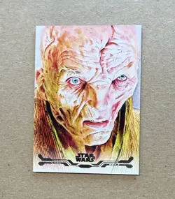 SNOKE 2025 Topps Star Wars Smugglers Outpost Stellar Art Card Signatures #SAS-90 - Image 1