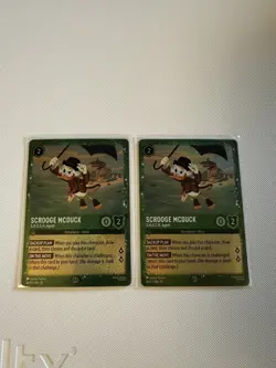 Scrooge McDuck Glimmer Foil Disney Lorcana Promo Card 36/P3 NM x2 - Image 1