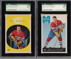 1962/63 Parkhurst NHL Starter Set/Lot (11) all SGC NM/MT 88 8 Shack + HOFers - Image 4