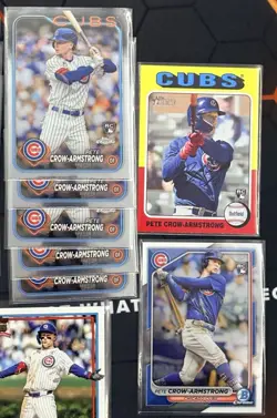 Pete Crow-Armstrong Lot X38 2024 Topps Series 2, Chrome - Rookies, Inserts + - Image 5
