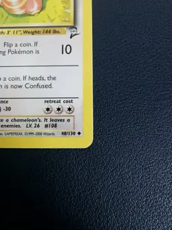 Pokemon Card Lickitung 48/130 Base Set 2 Uncommon WOTC - Image 5