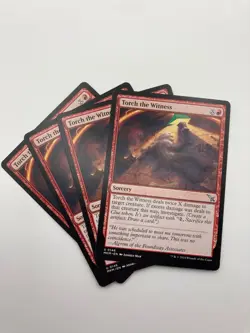 Torch the Witness 2(a)+2(b) Murders at Karlov Manor MTG Regular Card Free Ship - Image 2