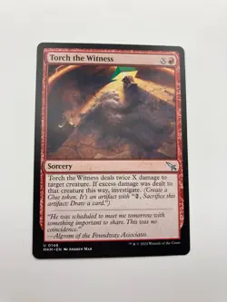 Torch the Witness 2(a)+2(b) Murders at Karlov Manor MTG Regular Card Free Ship - Image 3