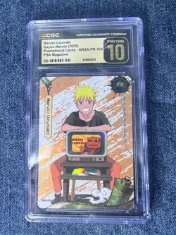Kayou Naruto (2025) Naruto Uzumaki Promo Card NRSA-PR-003 CGC Pristine 10 - Image 1