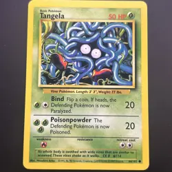 TANGELA - 96/130 - Base Set 2 - Pokemon Card - LP - Image 1