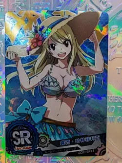Card Fairy tail GC01-SR15 Goddess Erza Lucy Natsu Grey Wendy Mirajane Luxus - Image 1