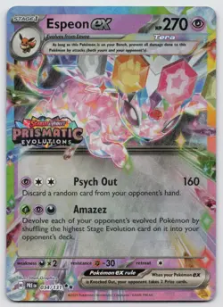 Espeon ex 034/131 Holo Promo Miscellaneous Cards & Products Pokemon Near Mint - Image 1