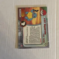 2000 Topps Chrome Pokemon Cards - Series 1 - Squirtle #07. Pk002427 - Image 2