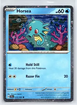Pokemon NM Holo Horsea - (Cosmos Holo) 010/064 Promo Miscellaneous Cards & Produ - Image 1