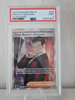 Team Rocket's Giovanni 225/182 Destined Rivals NM/M English Pokemon TCG Card - Image 1