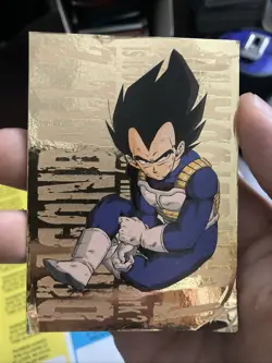 Dragon Ball Z G-8 VEGETA GOLD FOIL 1999 Funimation DBZ Card JPP/AMADA HP - Image 1