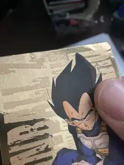 Dragon Ball Z G-8 VEGETA GOLD FOIL 1999 Funimation DBZ Card JPP/AMADA HP - Image 5