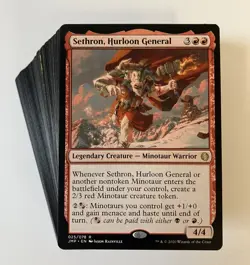MTG Magic The Gathering Sethron, Hurloon Genera Budget 100 Card Commander Deck - Image 1