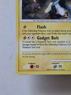 Pokemon Luxray Non Holo 5/99 AR Arceus Tcg Vintage Card Mid Era - Image 2