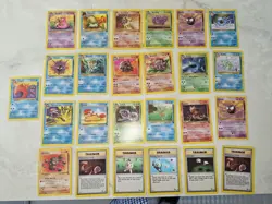 pokemon original fossil cards 1999/2000 + jungle cards - Image 1