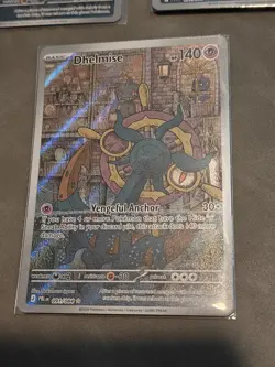 THREE 3x Dhelmise Illustration Rare Pitch Black Pokemon Cards from Pre-Release - Image 3