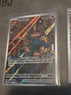 THREE 3x Dhelmise Illustration Rare Pitch Black Pokemon Cards from Pre-Release - Image 5