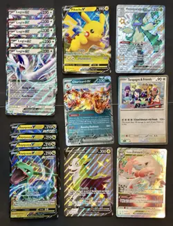 73 Jumbo Pokemon Card Lot - Shiny EX V Promo VSTAR Lugia Charizard Pikachu Ray - Image 1