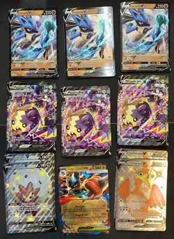 73 Jumbo Pokemon Card Lot - Shiny EX V Promo VSTAR Lugia Charizard Pikachu Ray - Image 2