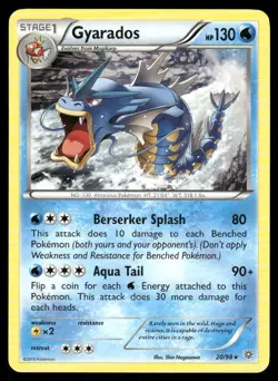 Pokemon Cards Gyarados 20/98 Ancient Origins Rare LP - Image 1