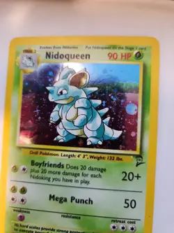 Nidoqueen Base Set 2 Holo Pokemon Card WOTC - Image 5