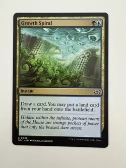 Growth Spiral MTG Magic the Gathering Card NM Near Mint DSC - Image 1