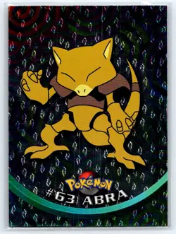 Abra #63 Topps Trading Cards Series 1 Pokemon Lightly Played - Image 1