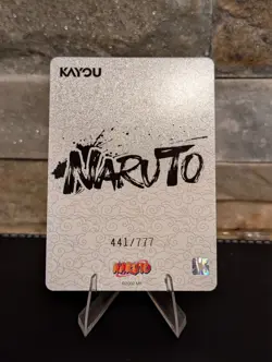 Jiraiya NRS08 AR 003 L4 Naruto Kayou ENG NM 441/777 Serialized Card - Image 2