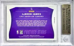 2019-20 Optic LeBron James BGS 9.5 Silver Holo Fantasy Stars Prizm SP #14 Gem Mt - Image 4