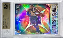 2019-20 Optic LeBron James BGS 9.5 Silver Holo Fantasy Stars Prizm SP #14 Gem Mt - Image 5