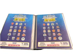 Topps Match Attax 2008/09 EMPTY BINDER X2. NO CARDS! Fair Condition - Image 5