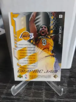 Kobe Bryant 2000-2001 Upperdeck Graphic Jam Los Angeles Lakers Basketball NBA - Image 2
