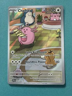 The Pokemon Company Chansey 187/167 SV06 Twilight Masquerade IR Full Art Holo EN - Image 1