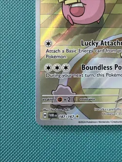The Pokemon Company Chansey 187/167 SV06 Twilight Masquerade IR Full Art Holo EN - Image 5