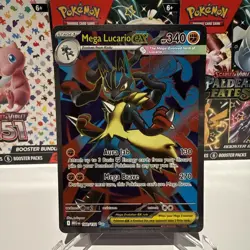 Pokemon Mega Lucario ex 160/132 Mega Evolution NM - Image 1