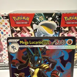 Pokemon Mega Lucario ex 160/132 Mega Evolution NM - Image 2