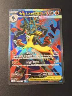 Pokemon TCG Mega Evolution Mega Lucario ex 160/132 Ultra Rare Full Art - Image 1