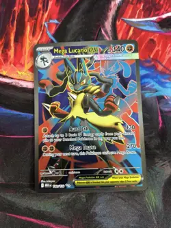 Mega Lucario Ex 160/132 Mega Evolution (Pokemon) - Image 1
