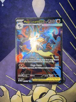 Pokemon TCG - Mega Evolution - Illustration Rare Mega Lucario ex 160/132 - Image 1