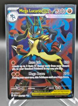 Pokemon TCG - Mega Evolution - Illustration Rare Mega Lucario ex 160/132 - Image 1