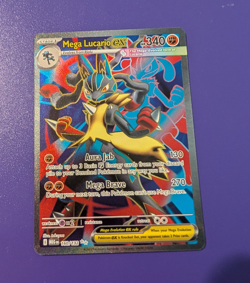 The Pokemon Company Pokemon TCG Mega Lucario EX 160/132 ME01 UR Holo EN 340HP - Image 1