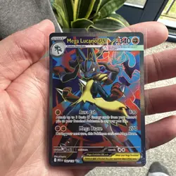 Pokemon TCG Mega Lucario ex 160/132 - Mega Evolution - Full Art Ultra Rare - NM - Image 1