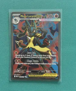 Pokemon TCG Mega Lucario EX Mega Evolutions 160/132 - Image 1