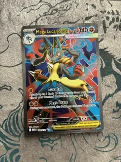 Pokemon TCG Mega Lucario EX Full Art English 160/132 Mega Evolution - Image 1